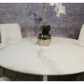 Modern Faux Marble 5-PC Dining Set