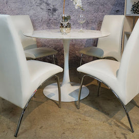 Modern Faux Marble 5-PC Dining Set