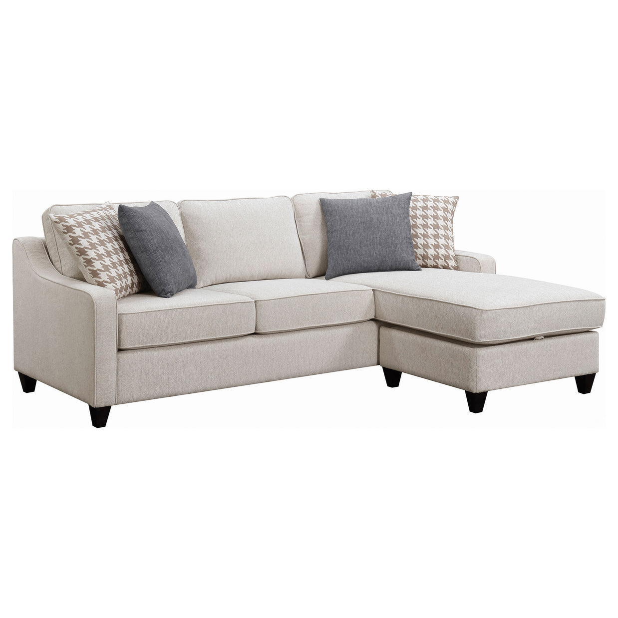 Reversible Storage Chaise Sectional Sofa
