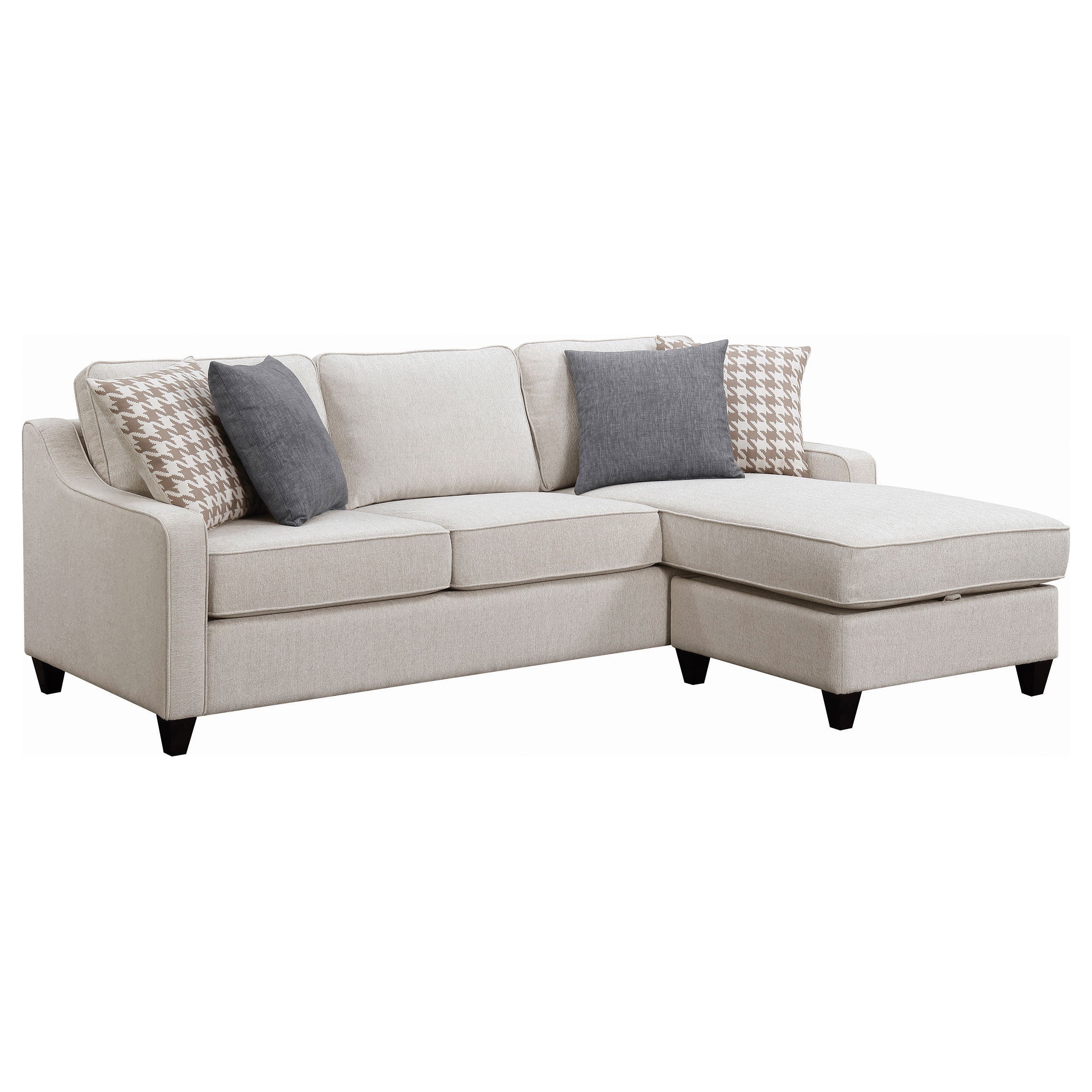 Reversible Storage Chaise Sectional Sofa