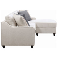 Reversible Storage Chaise Sectional Sofa