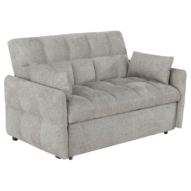 Upholstered Convertible Sleeper Sofa Bed