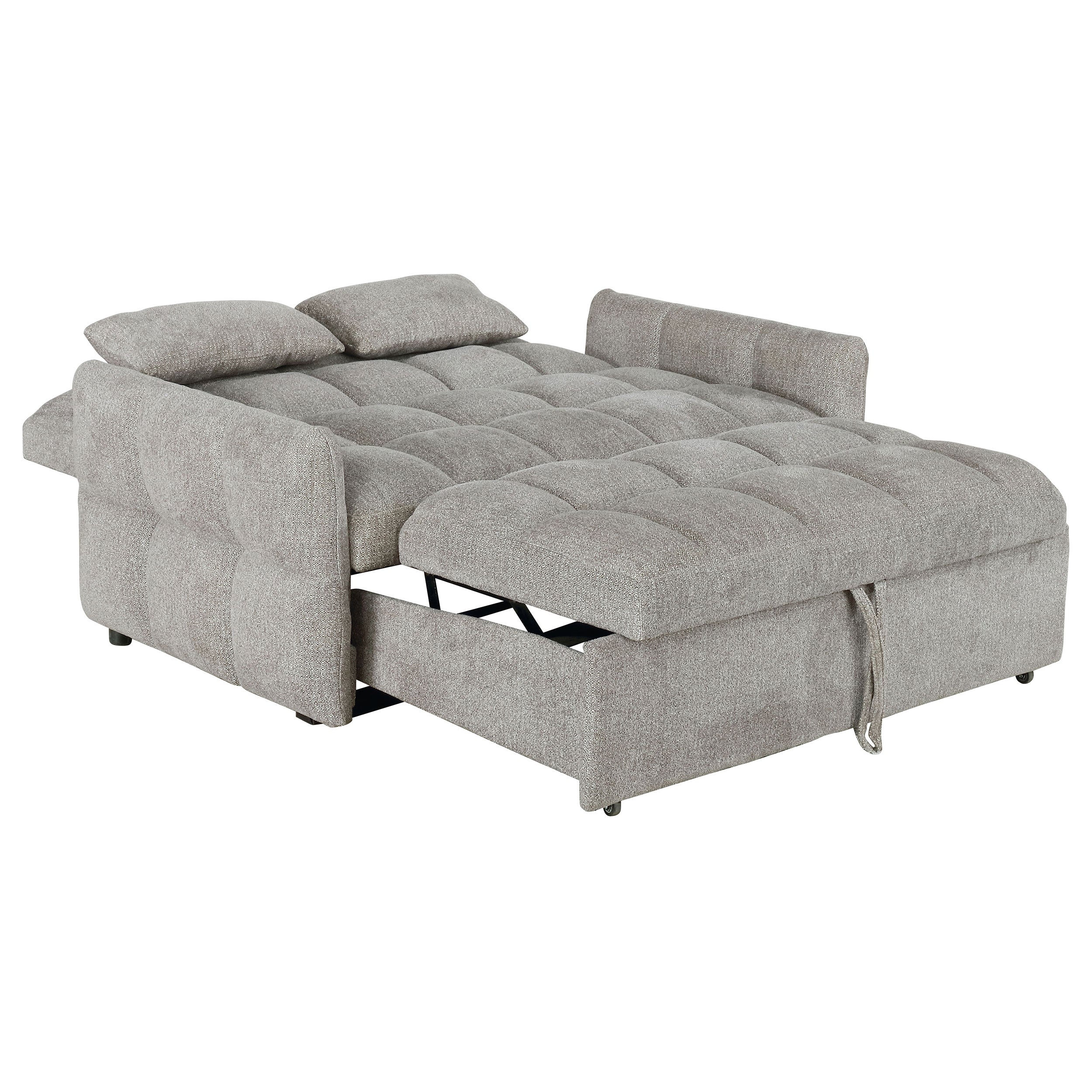 Upholstered Convertible Sleeper Sofa Bed