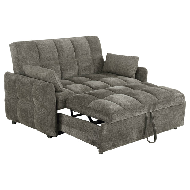 Upholstered Convertible Sleeper Sofa Bed