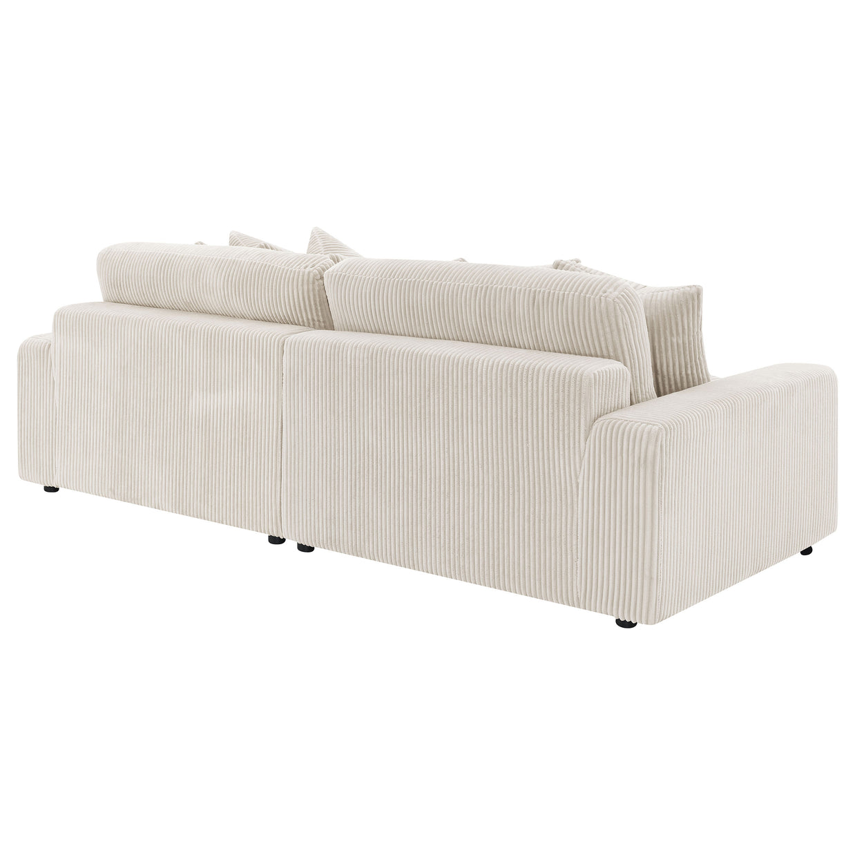 Oversized Reversible Chaise Corduroy Sectional Sofa