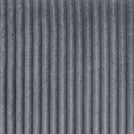 3-Piece Reversible Gray Corduroy Sectional Sofa