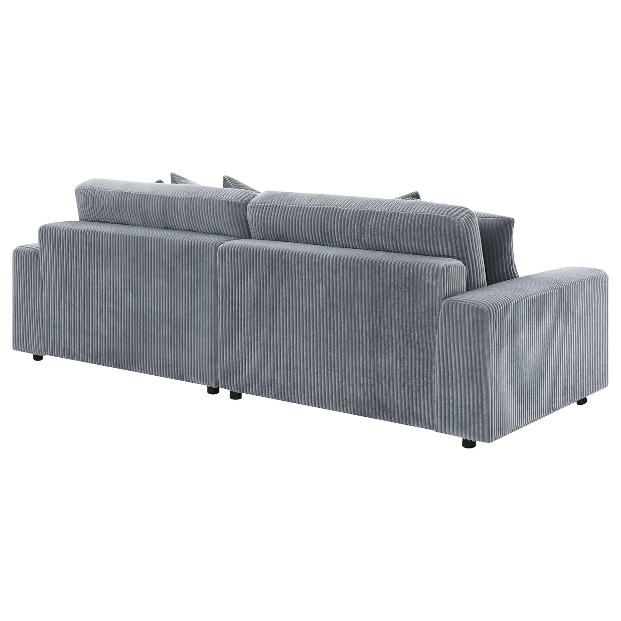 Oversized Reversible Chaise Corduroy Sectional Sofa
