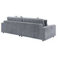 Oversized Reversible Chaise Corduroy Sectional Sofa