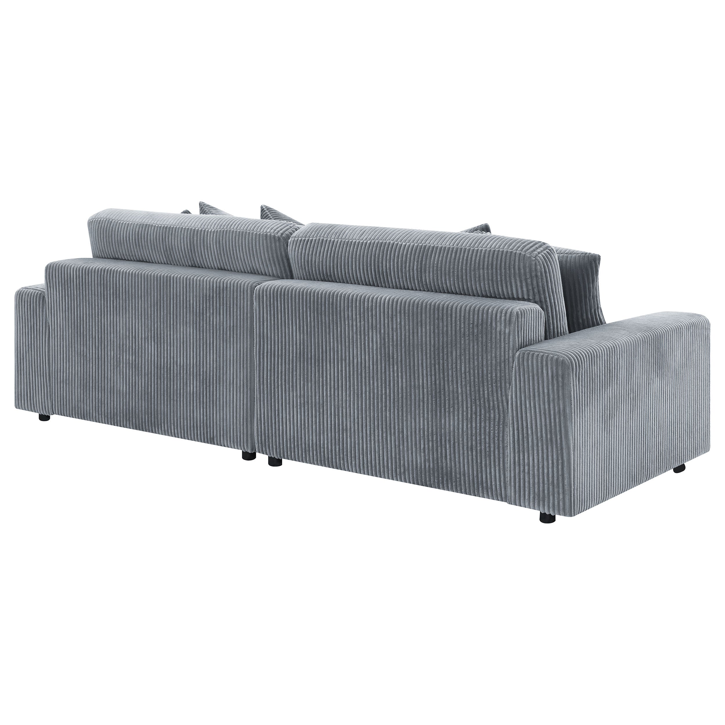 Oversized Reversible Chaise Corduroy Sectional Sofa