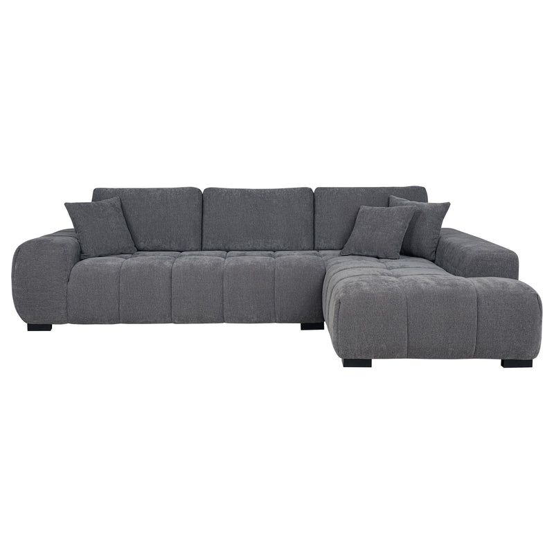 Modern Neutral Chenille Sectional