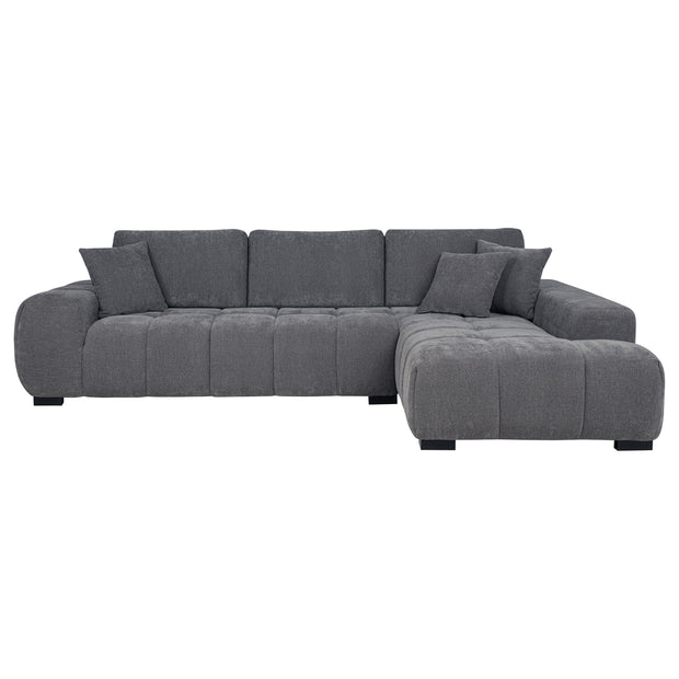 Modern Neutral Chenille Sectional
