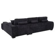 Modern Right-Facing Chaise Sectional Sofa in Upholstered Fabric | Exclusive Online Item