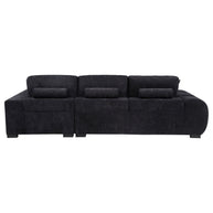 Right-Facing Chaise Sectional Sofa – Neutral Fabric
