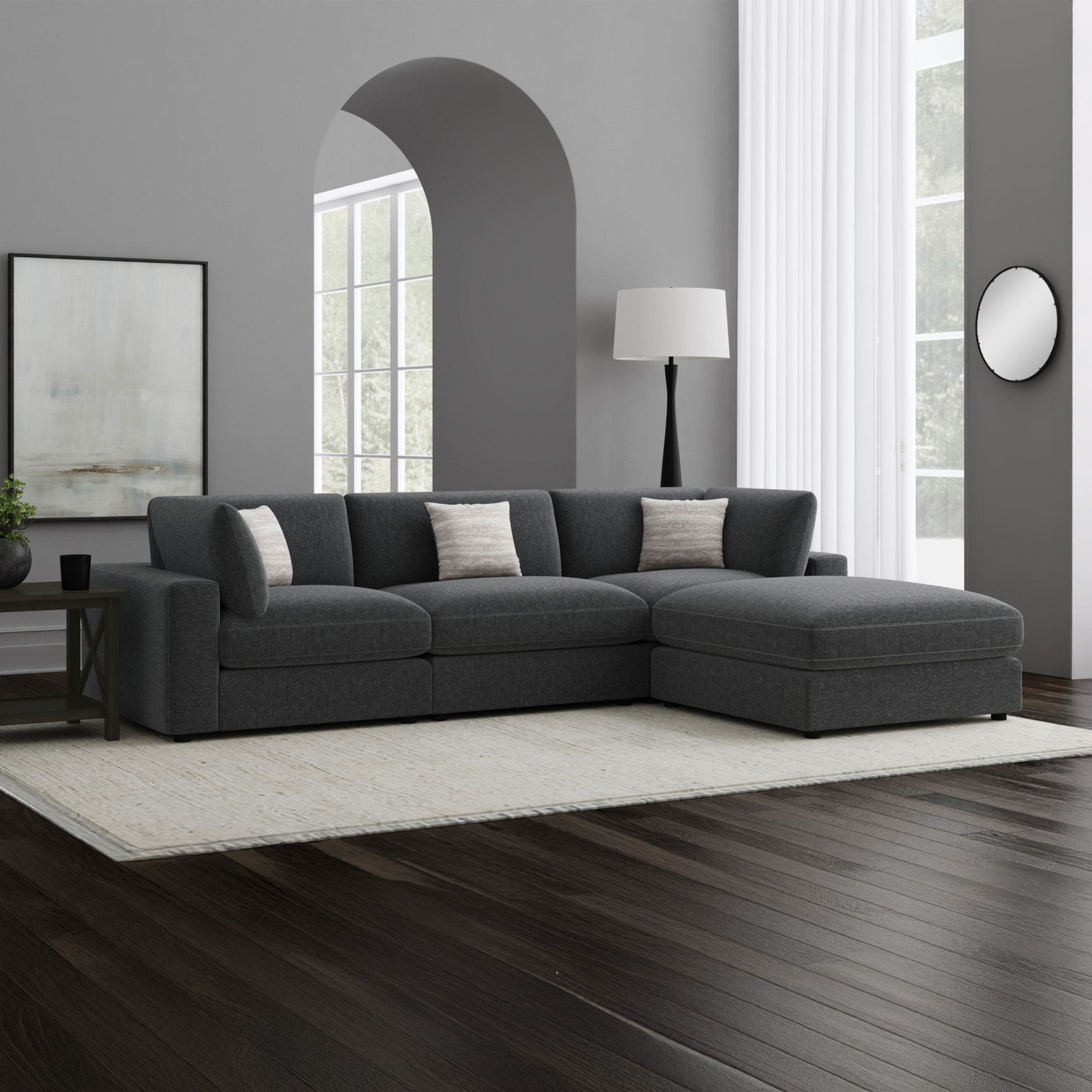 Feather & Foam Seating Modular Sectional