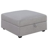 Gray 4-Piece Modular Sectional Sofa