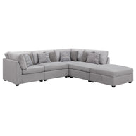 Modern Modular Sectional Sofa with Storage Ottoman