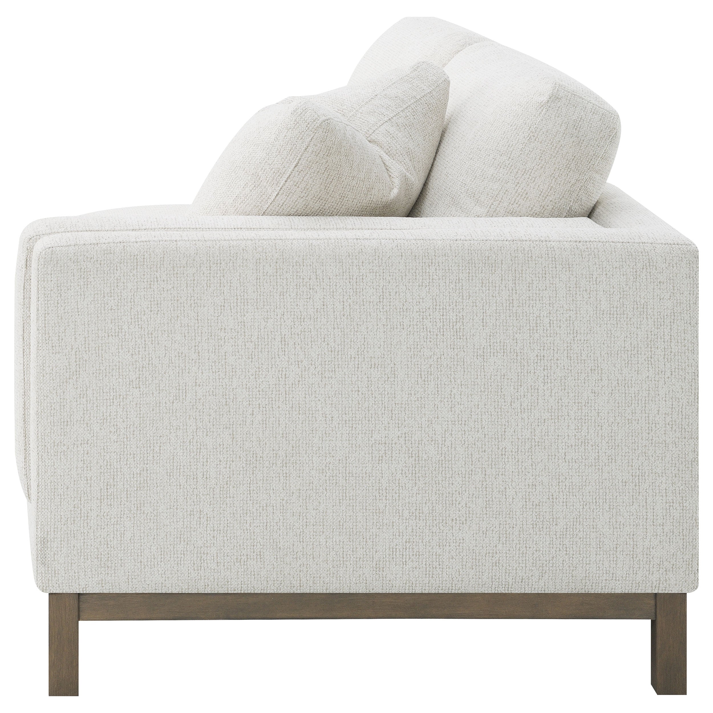 Modern Sand Upholstered Sectional Sofa