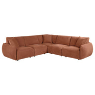 5PC Modular Chenille Sectional Sofa