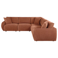 5PC Modular Chenille Sectional Sofa