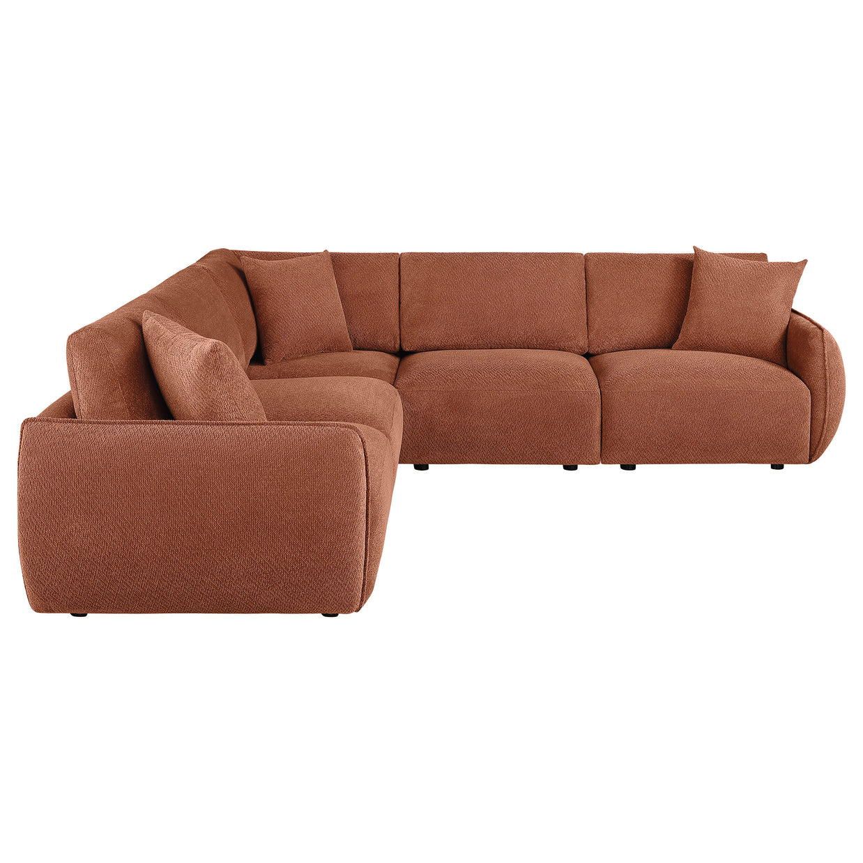 5PC Modular Chenille Sectional Sofa