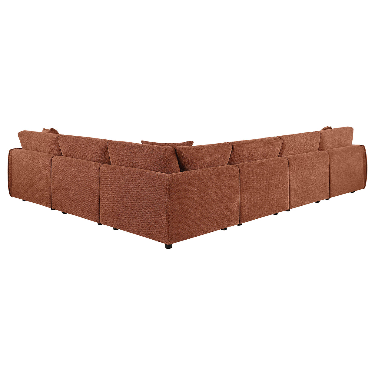 6PC Modular Chenille Sectional Sofa