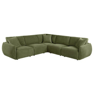 5PC Modular Chenille Sectional Sofa