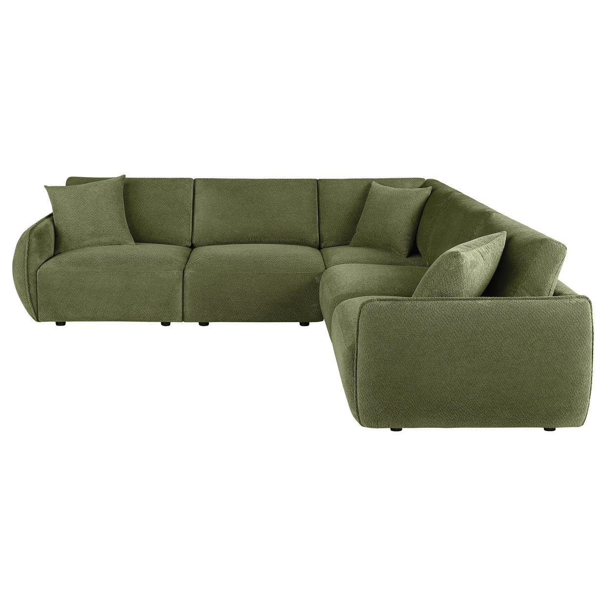 5PC Modular Chenille Sectional Sofa