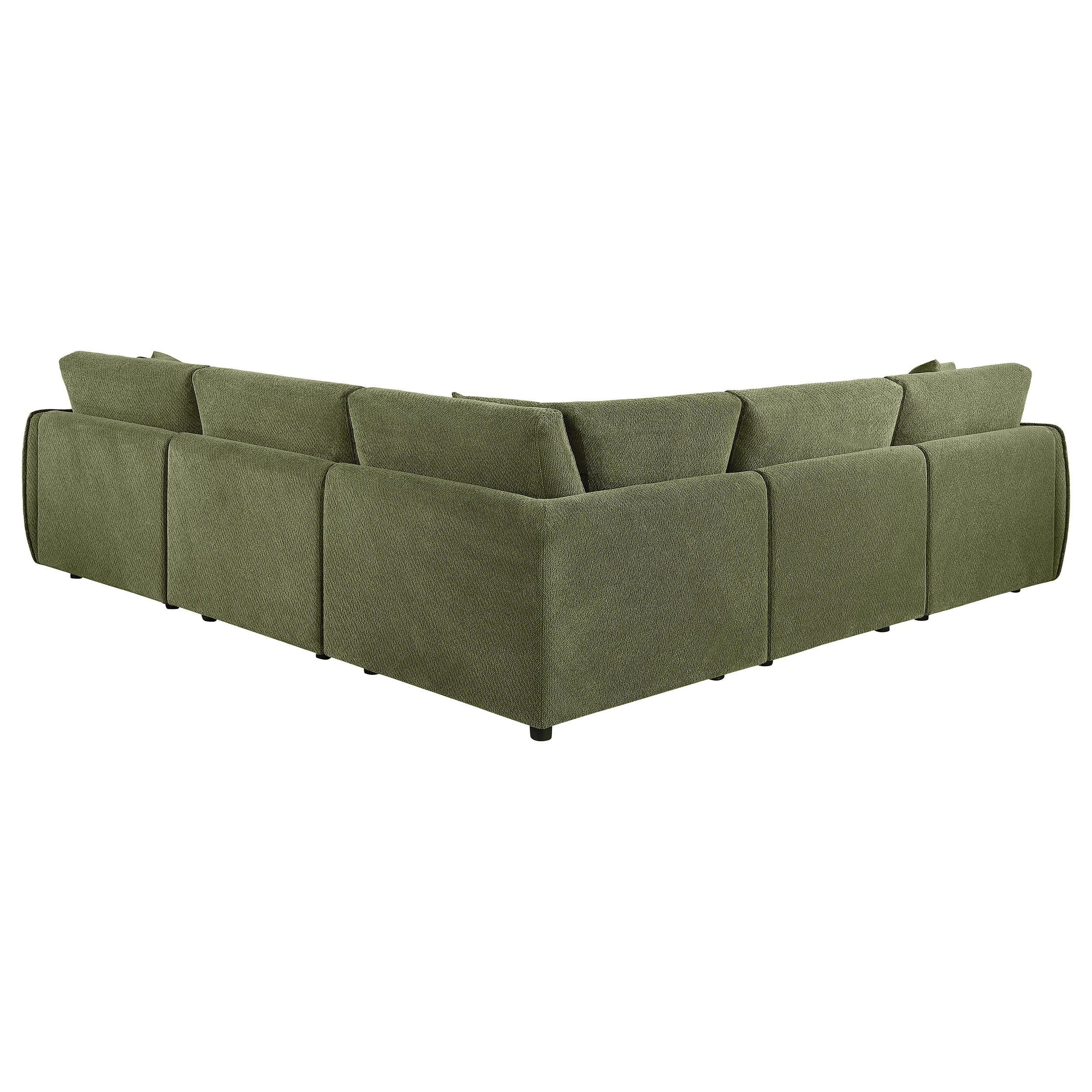 5PC Modular Chenille Sectional Sofa