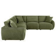 5PC Modular Chenille Sectional Sofa