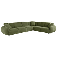 6PC Modular Chenille Sectional Sofa