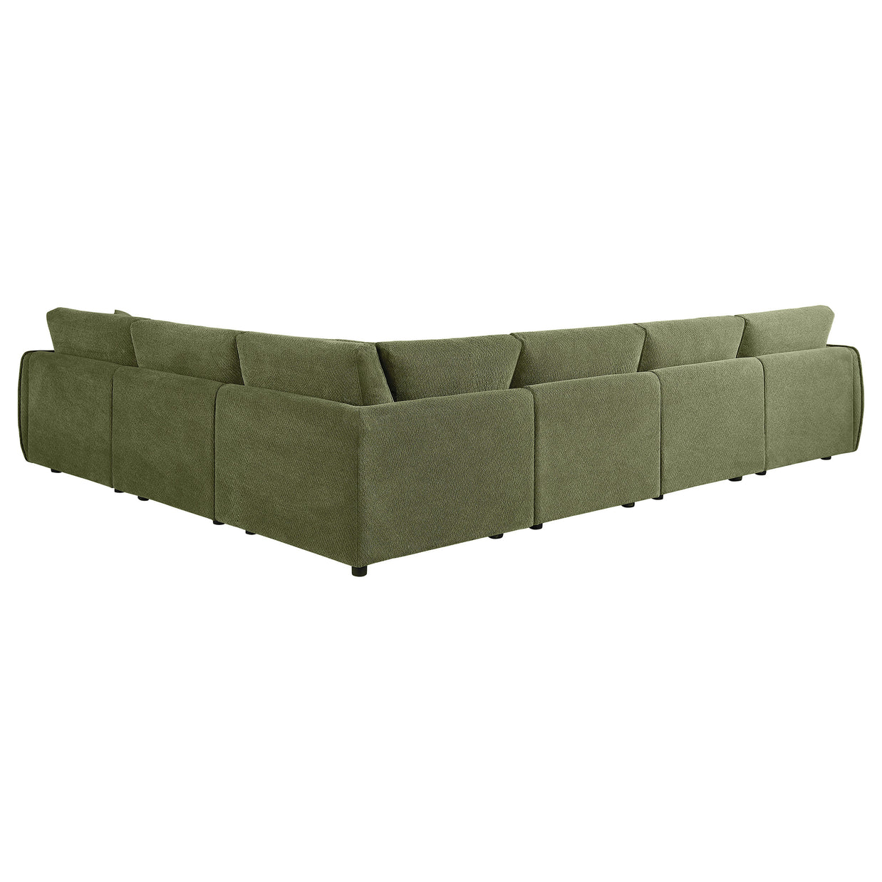 6PC Modular Chenille Sectional Sofa