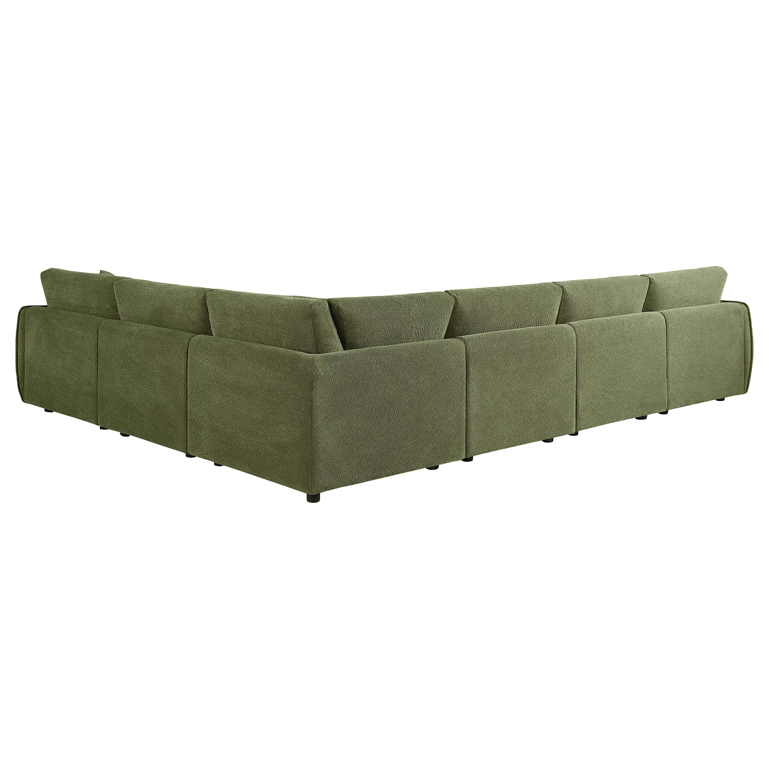 6PC Modular Chenille Sectional Sofa