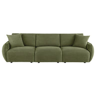 Olive Green Chenille Lounge Sofa