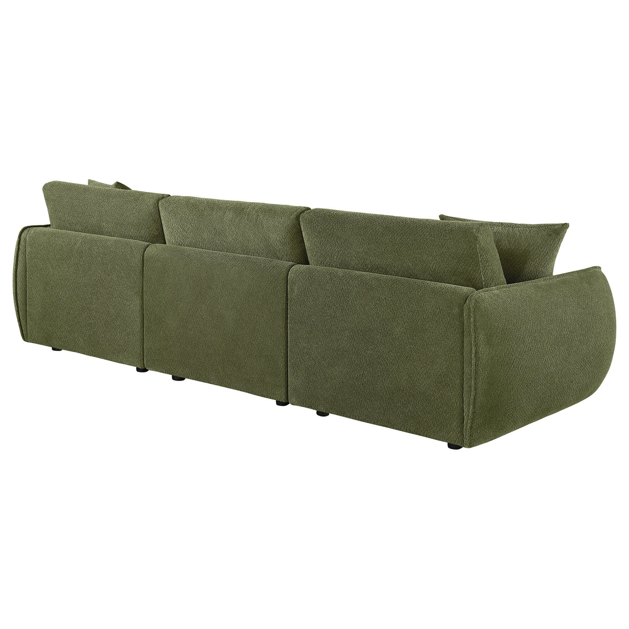 Olive Green Chenille Lounge Sofa