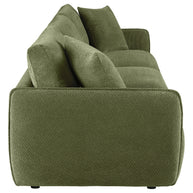 Olive Green Chenille Lounge Sofa