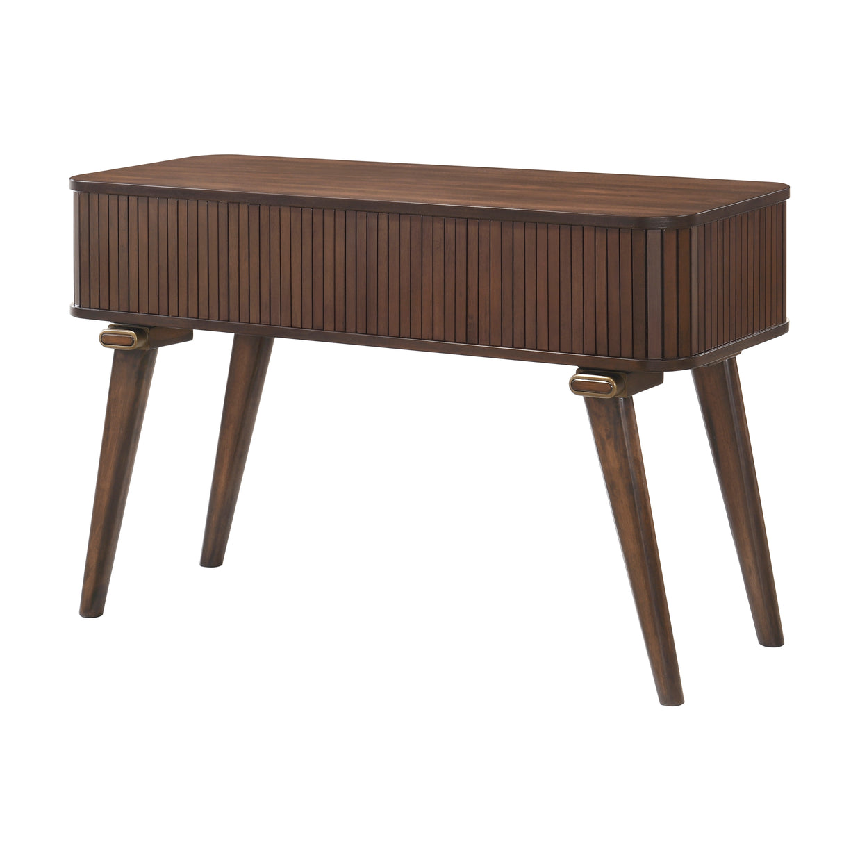 Walnut Tambour Sofa Table