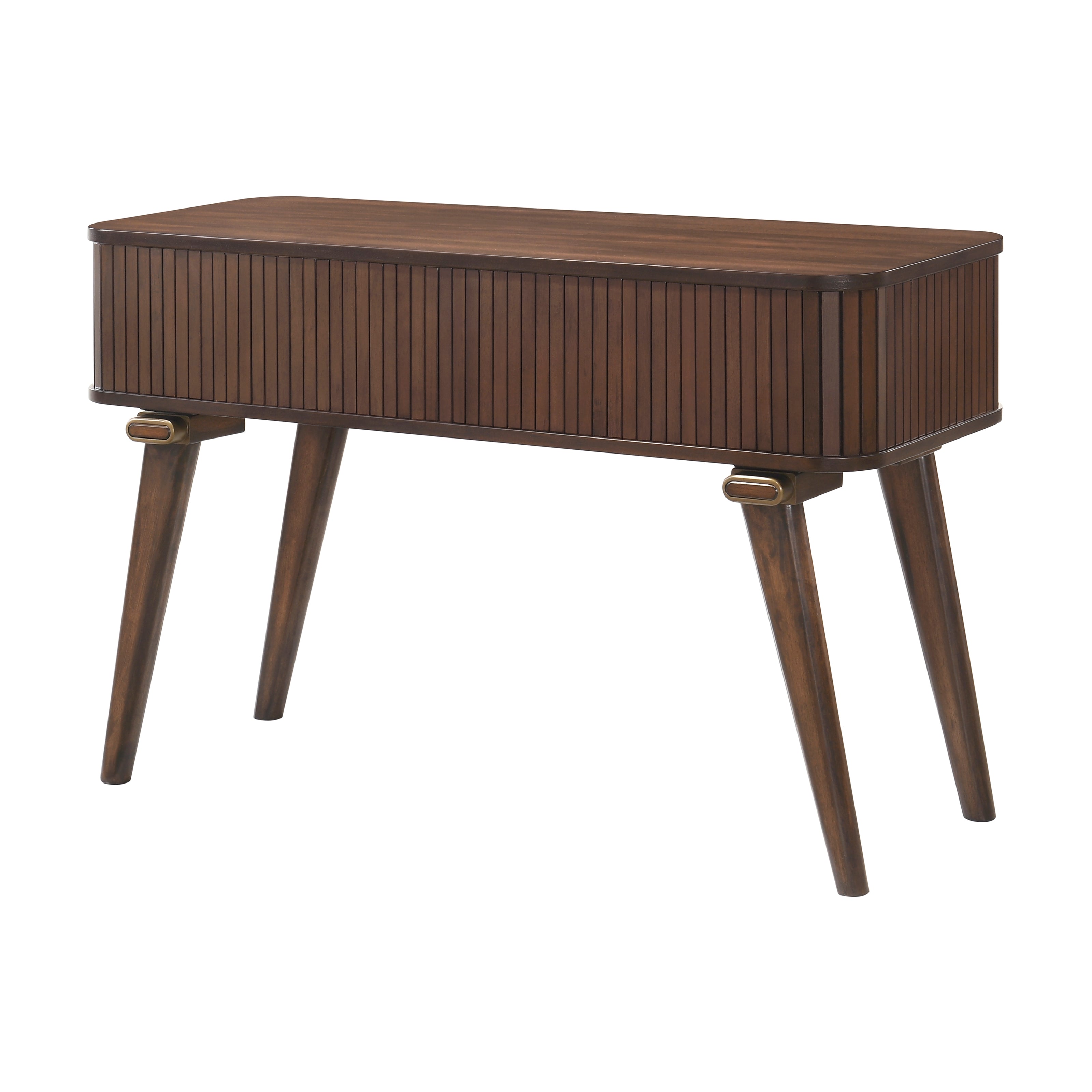 Walnut Tambour Sofa Table