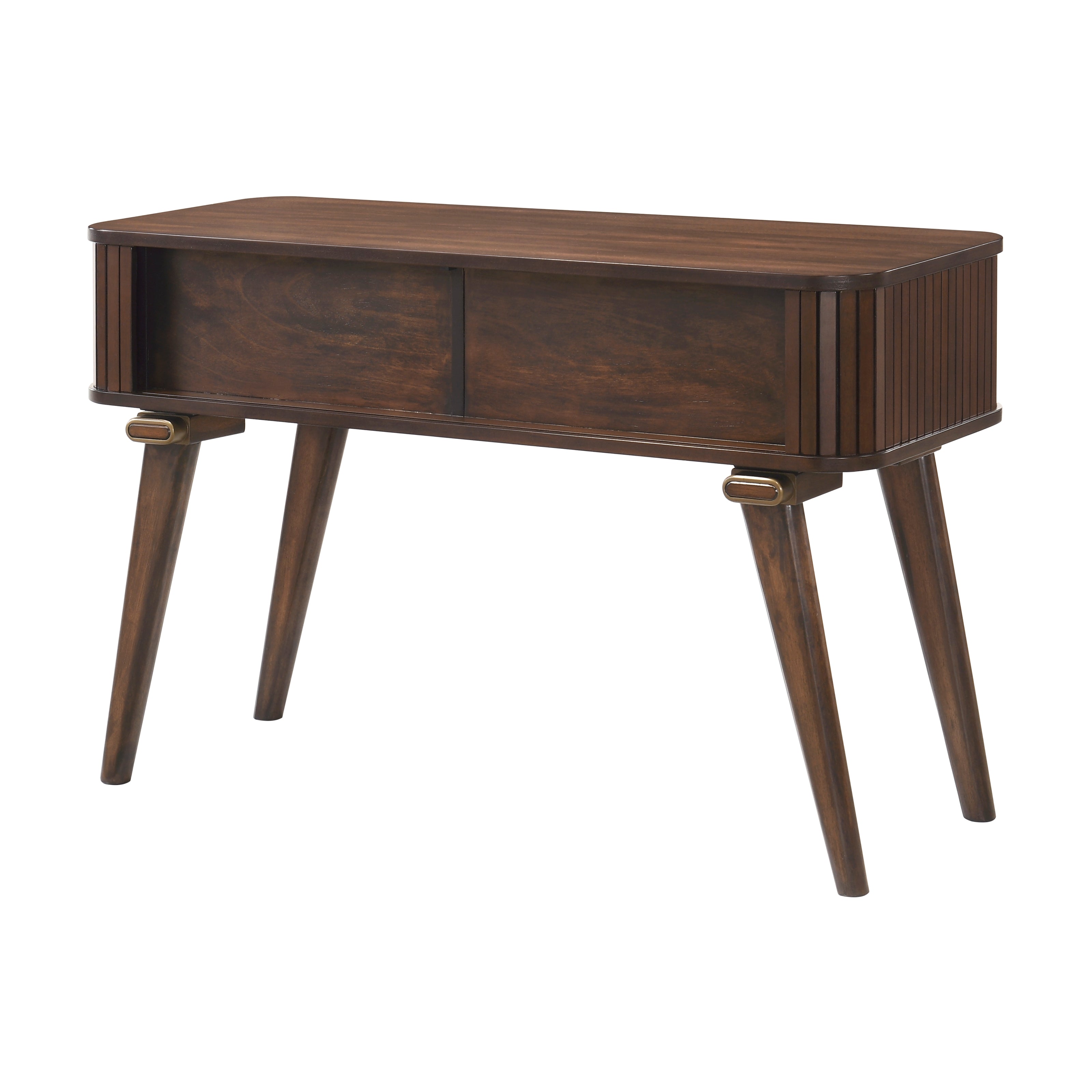 Walnut Tambour Sofa Table