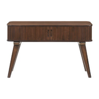 Walnut Tambour Sofa Table