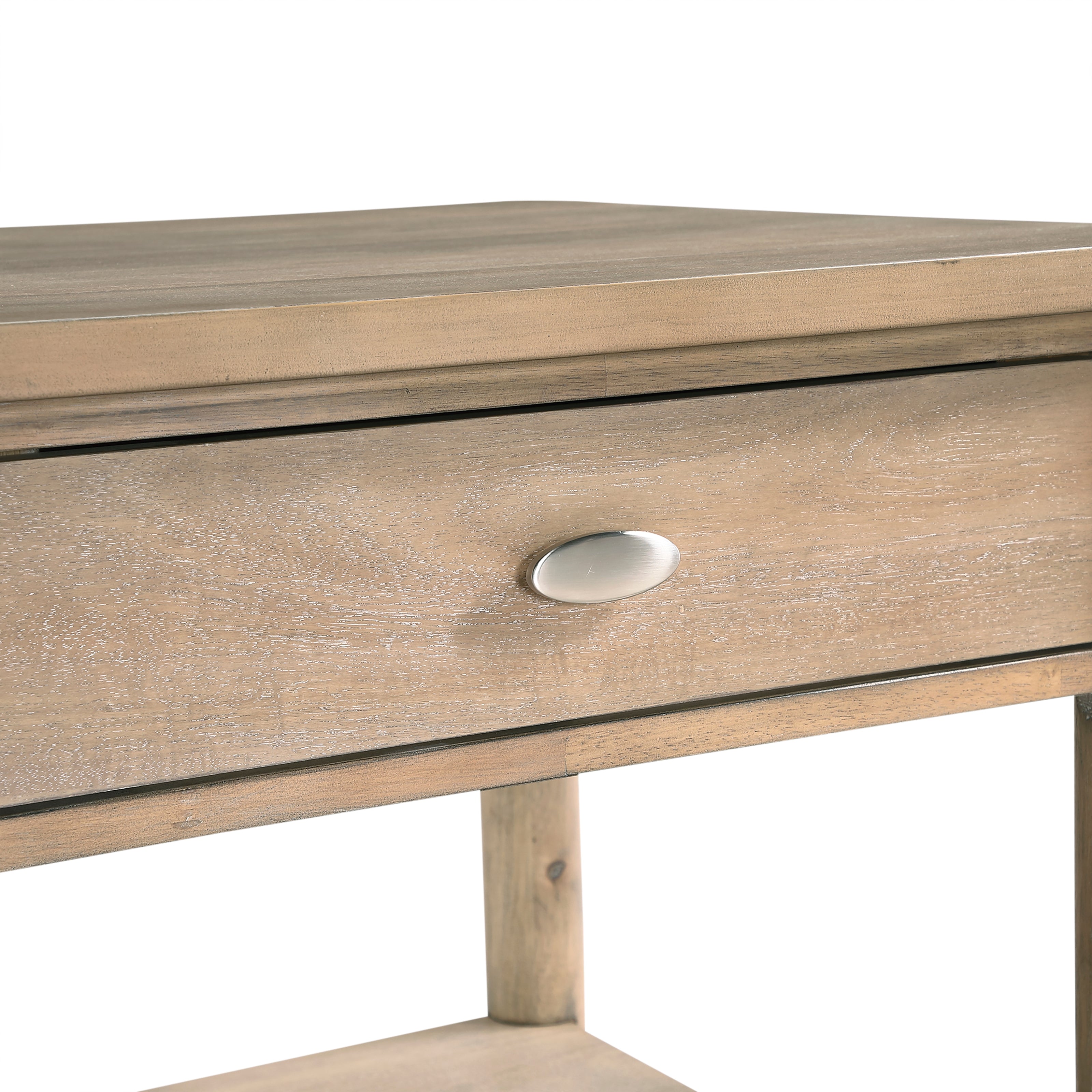 Natural Light Acacia Wood Sofa Table