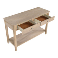 Natural Light Acacia Wood Sofa Table
