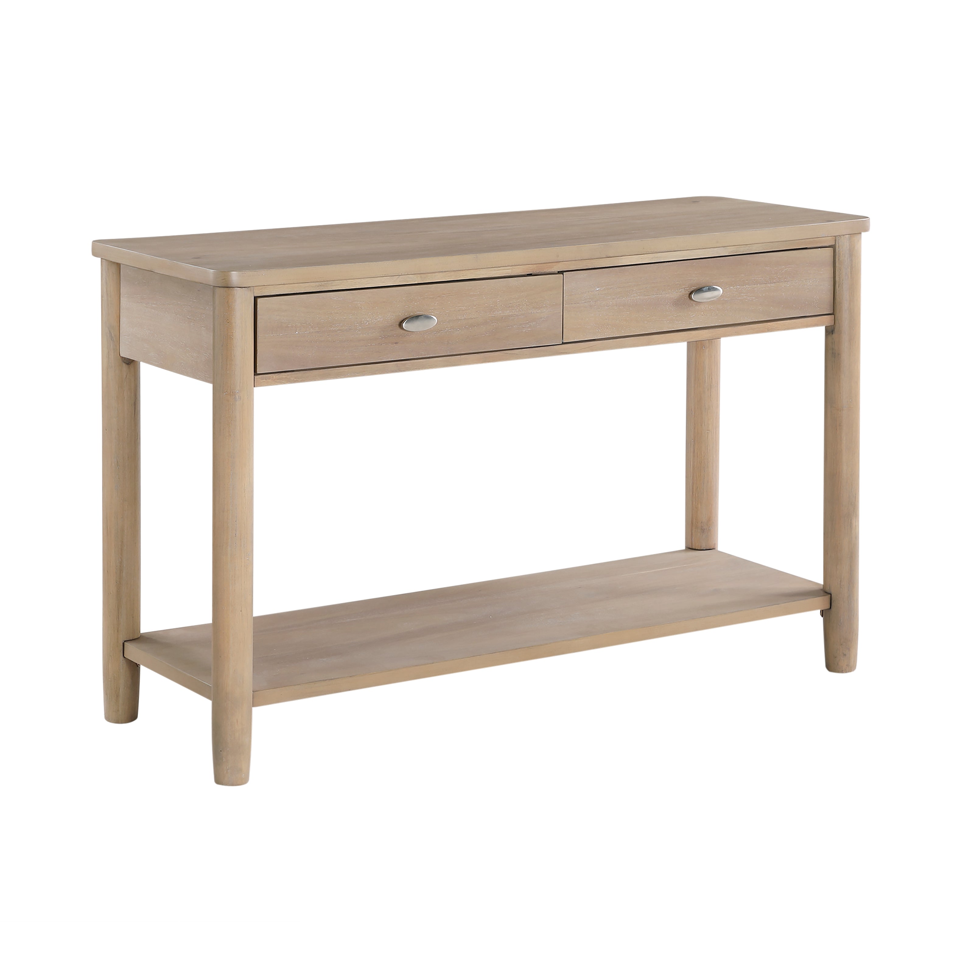 Natural Light Acacia Wood Sofa Table