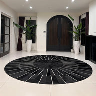 Luxury Handmade Cowhide Patchwork Rug