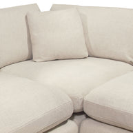 Five modular sectional pieces shown separately