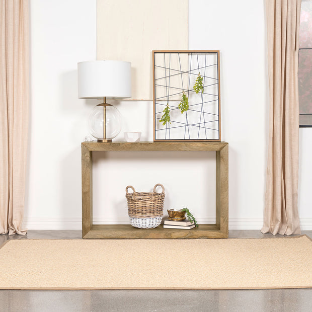 Rectangular Wood Sofa Console Table
