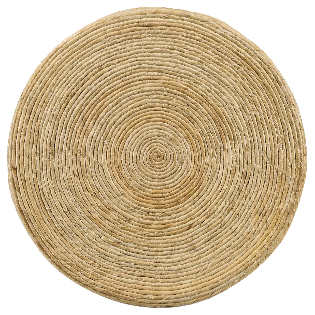 Woven Rattan Round Side Table