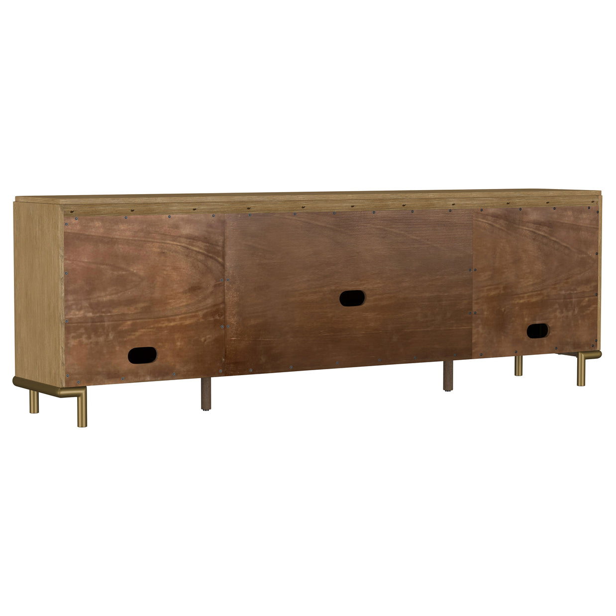Cane 2-Door TV Stand Media Console Sand Wash