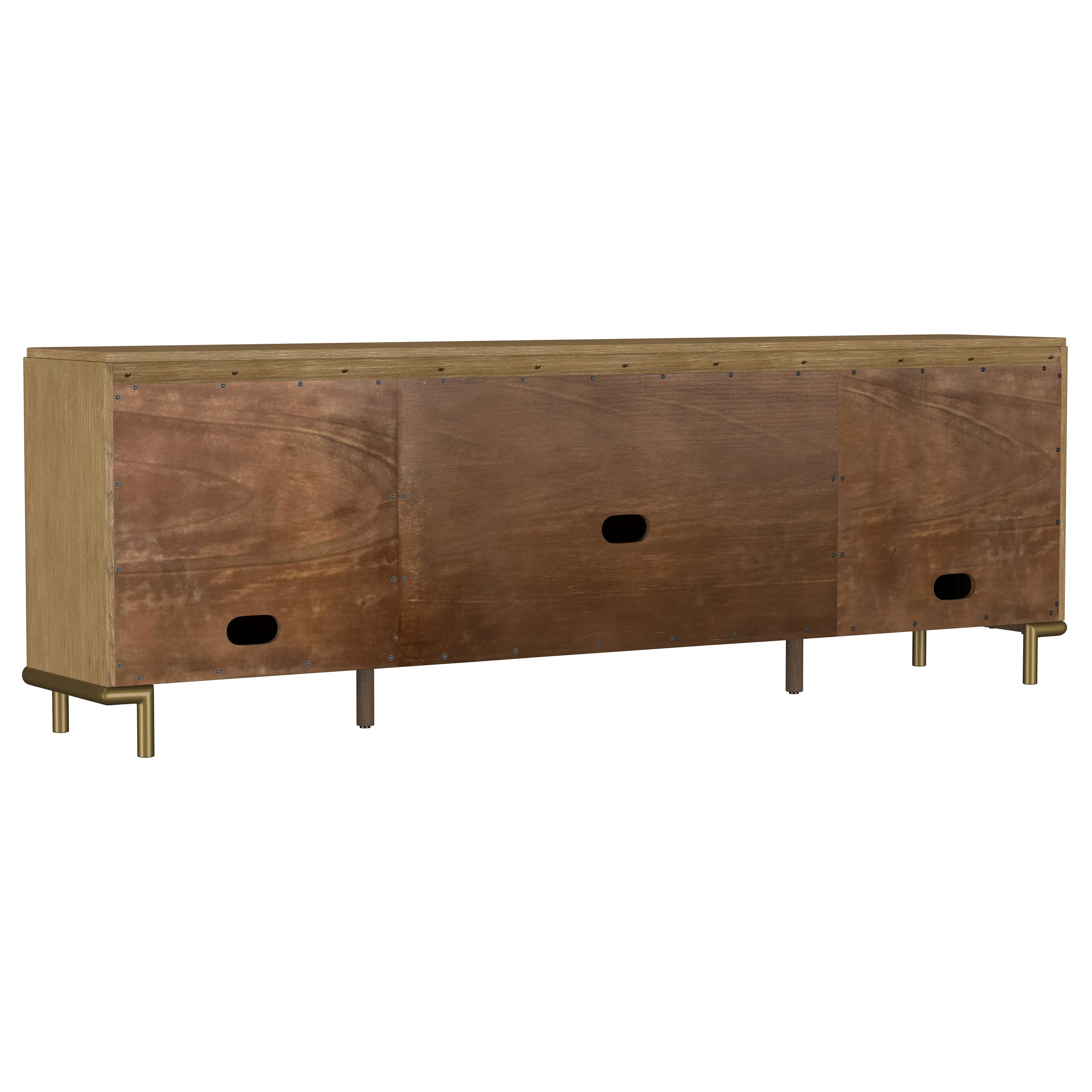 Cane 2-Door TV Stand Media Console Sand Wash