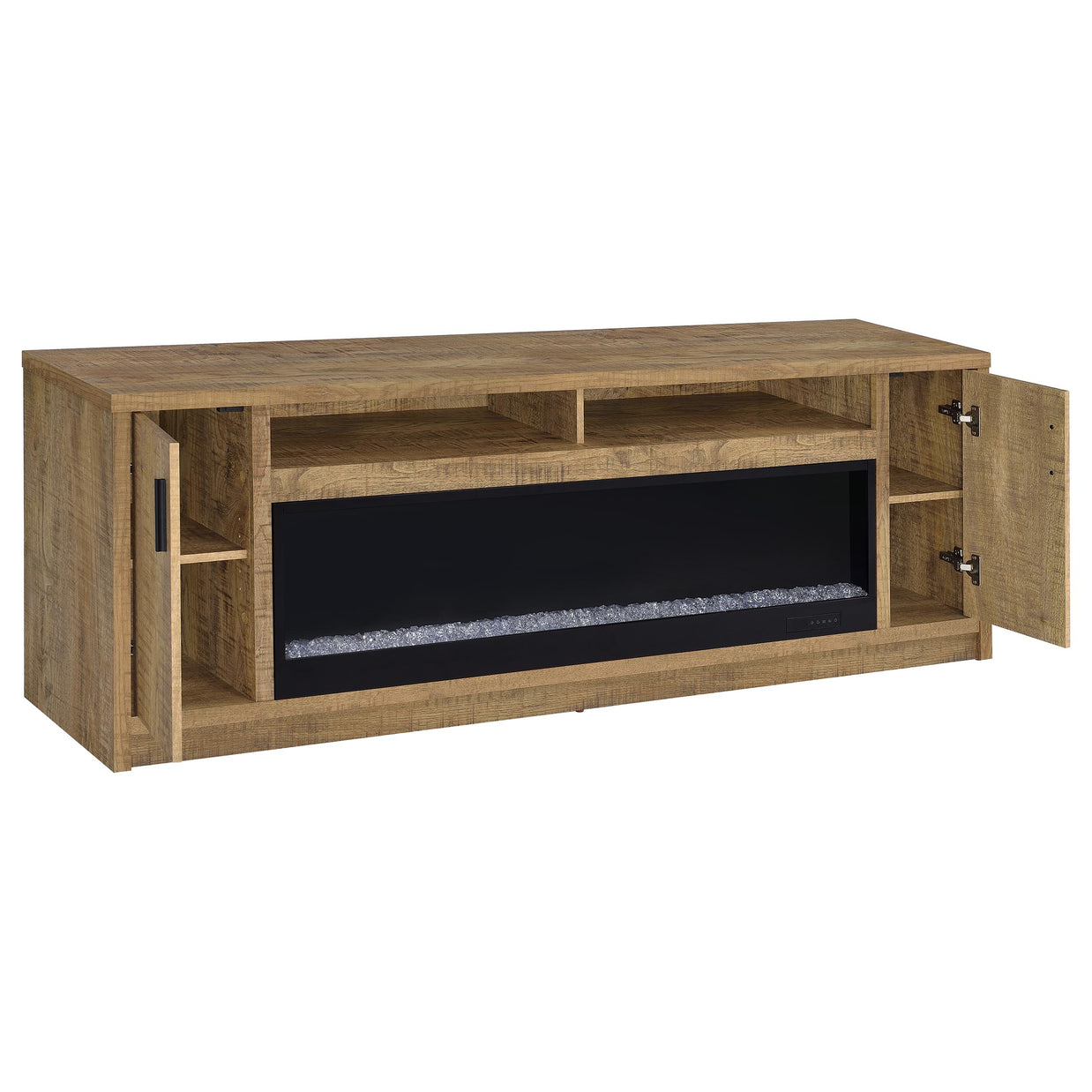 79-inch-2-door-TV-Stand-Fireplace