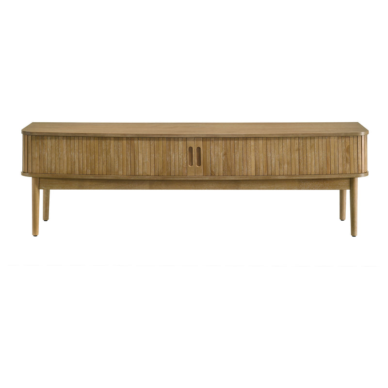 Wood 71 Inch TV-Stand-Media-Console-Weathered-Natural